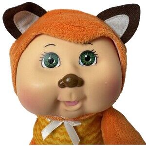 Cabbage Patch Kids Cuties Plush Doll Woodland Friends Beau Fox Stuffed 2015 EUC